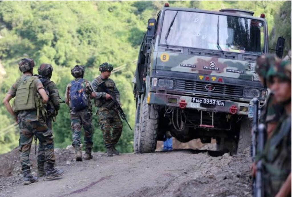 Army vehicle descends into a 350-foot gorge in J&K’s Poonch district, killing 5 soldiers